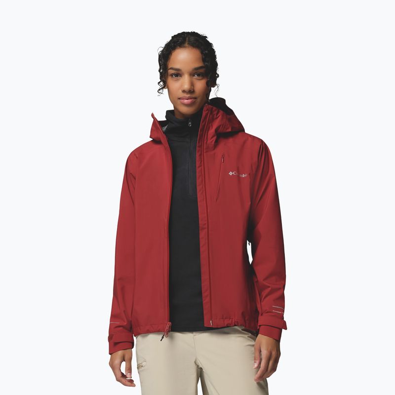 Geacă softshell pentru femei Columbia Trailborne 2.5L Shell red oxide 4