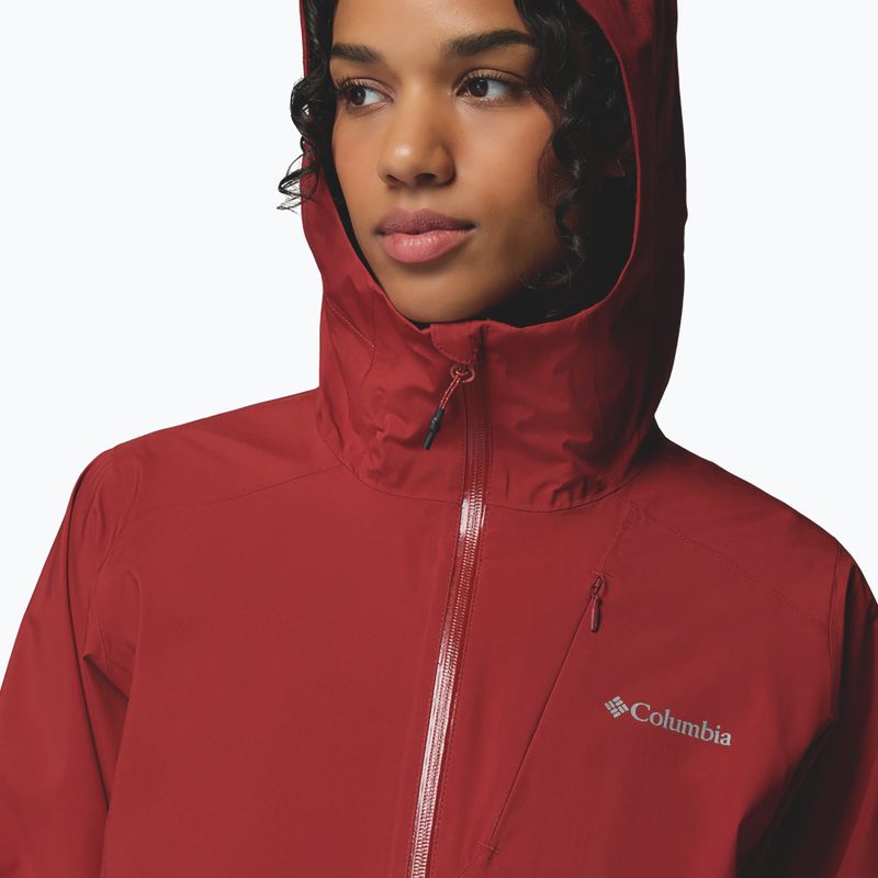 Geacă softshell pentru femei Columbia Trailborne 2.5L Shell red oxide 8