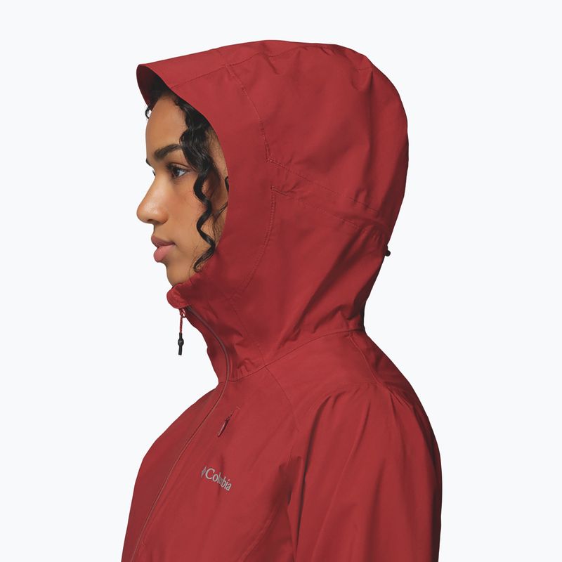 Geacă softshell pentru femei Columbia Trailborne 2.5L Shell red oxide 9