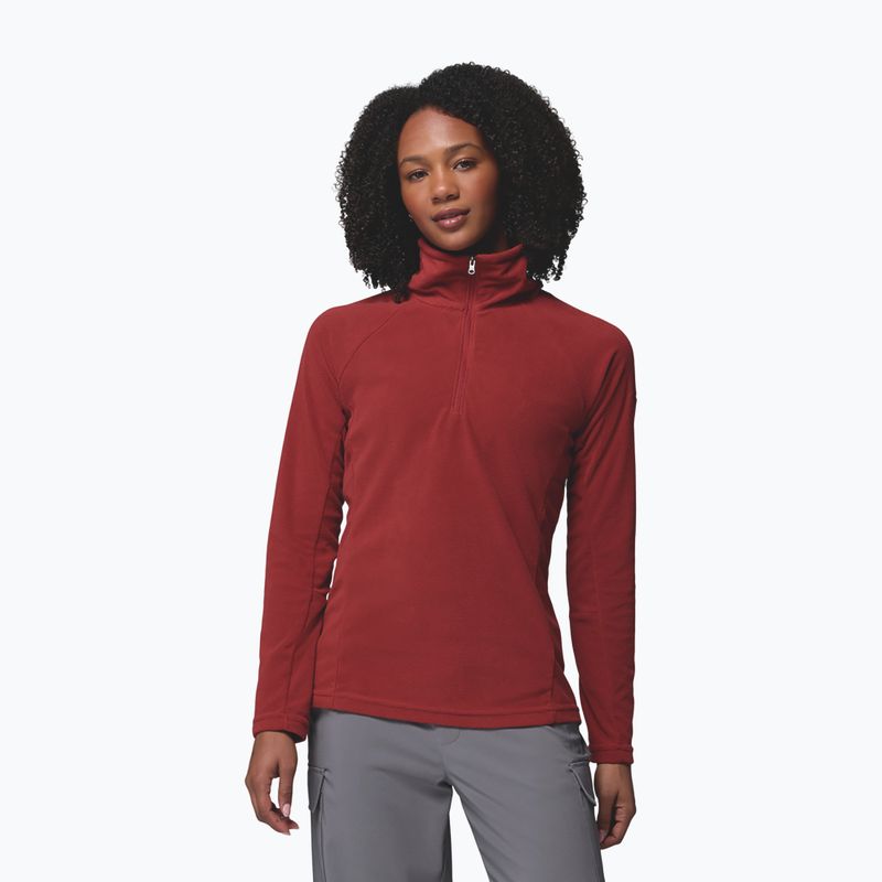 Bluză fleece pentru femei Columbia Glacial IV 1/2 Zip Red Oxide