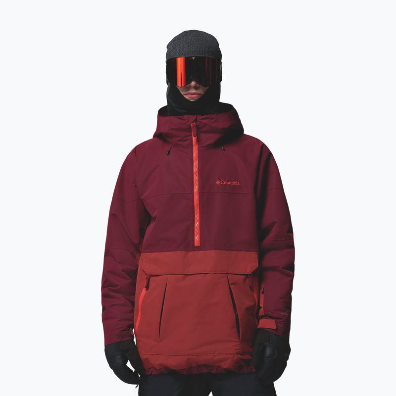 Geacă de snowboard pentru bărbați Columbia Coreshot Shell Anorak red oxide/rich wine