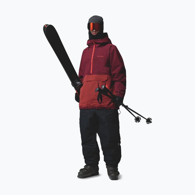 Geacă de snowboard pentru bărbați Columbia Coreshot Shell Anorak red oxide/rich wine 2