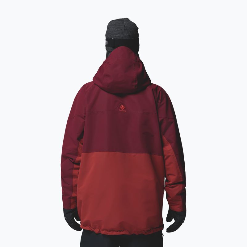 Geacă de snowboard pentru bărbați Columbia Coreshot Shell Anorak red oxide/rich wine 3