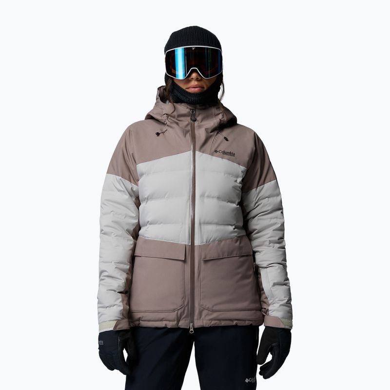 Geacă de schi pentru femei Columbia Glacier Ridge Down iron/flint grey