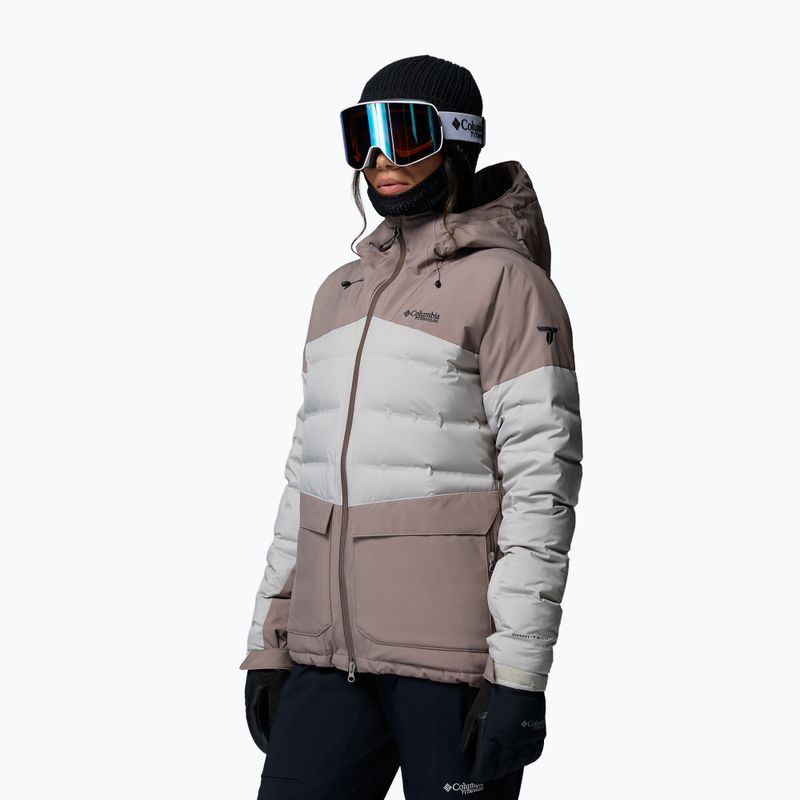 Geacă de schi pentru femei Columbia Glacier Ridge Down iron/flint grey 5