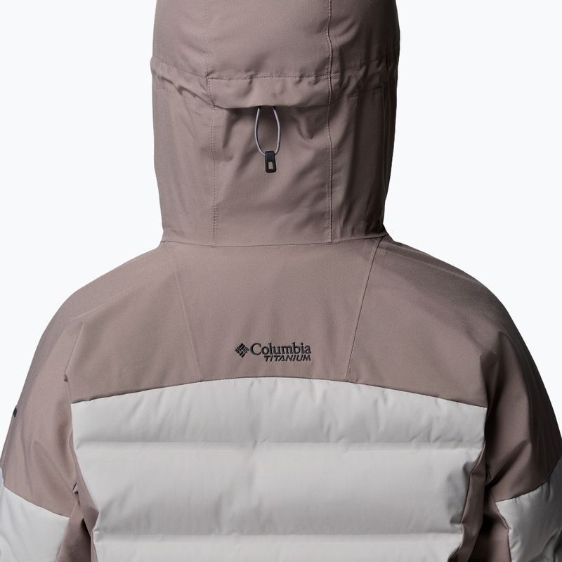 Geacă de schi pentru femei Columbia Glacier Ridge Down iron/flint grey 8