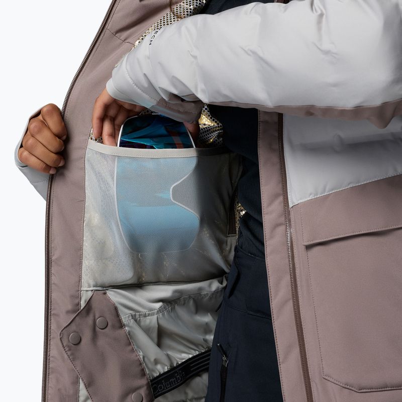 Geacă de schi pentru femei Columbia Glacier Ridge Down iron/flint grey 14