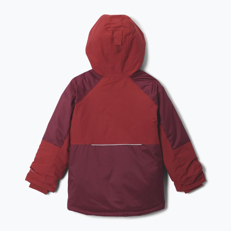 Geacă de schi pentru copii Columbia Mighty Mogul III Rich Wine/Red Oxide 2