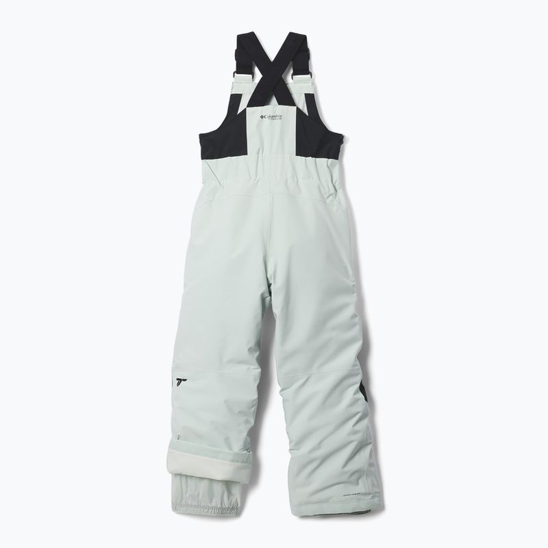 Pantaloni de schi pentru copii Columbia Holcomb Grove Bib tea light/black 2