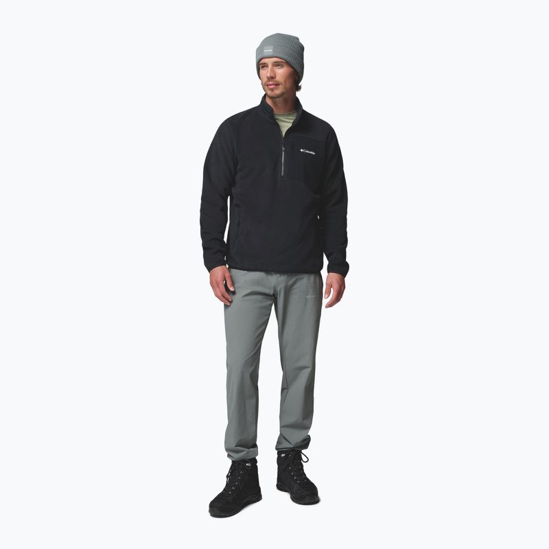 Bluză fleece pentru bărbați Columbia Pacific Arch 200 1/2 Zip Fleece Black 2
