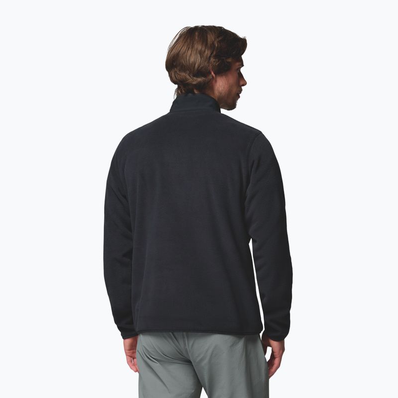 Bluză fleece pentru bărbați Columbia Pacific Arch 200 1/2 Zip Fleece Black 3