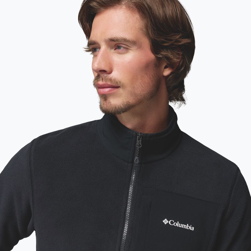 Bluză fleece pentru bărbați Columbia Pacific Arch 200 1/2 Zip Fleece Black 5