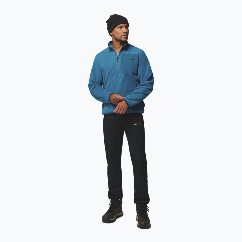 Bluză fleece pentru bărbați Columbia Pacific Arch 200 1/2 Zip Fleece Phoenix Blue 2