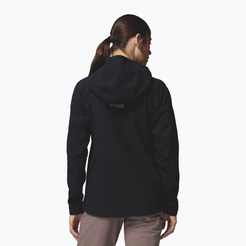 Geacă softshell pentru femei Columbia Tennen Mountain Hooded Softshell black 3