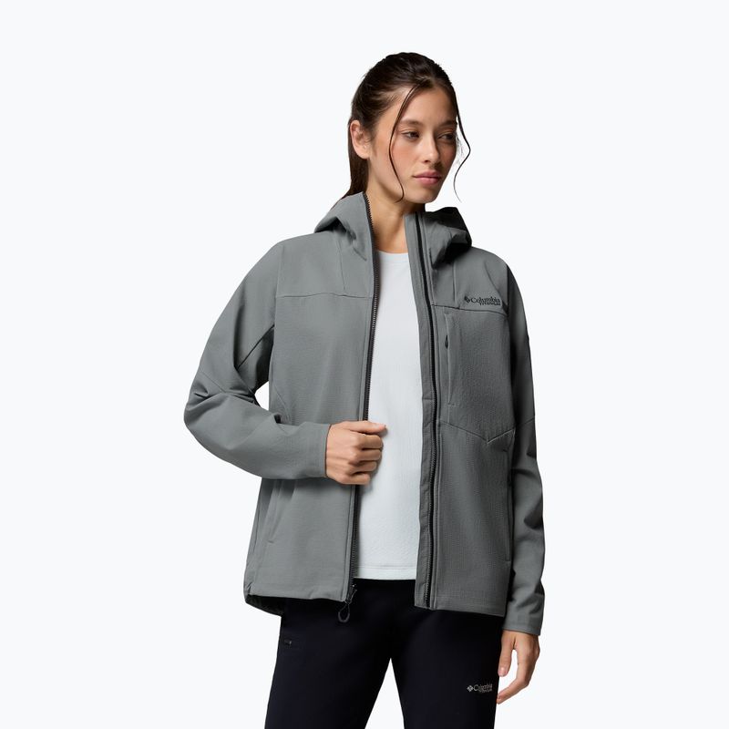 Geacă softshell pentru femei Columbia Tennen Mountain Hooded Softshell sedona sage 5