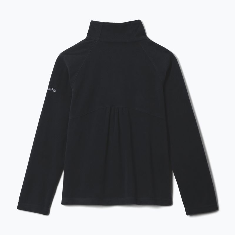 Bluză fleece pentru copii Columbia Glacial Fleece Half Zip Black 2