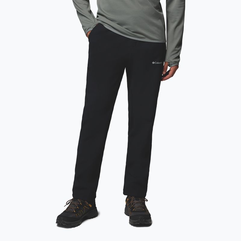 Pantaloni de cățărare pentru bărbați Columbia Essential Hike Warm black 3
