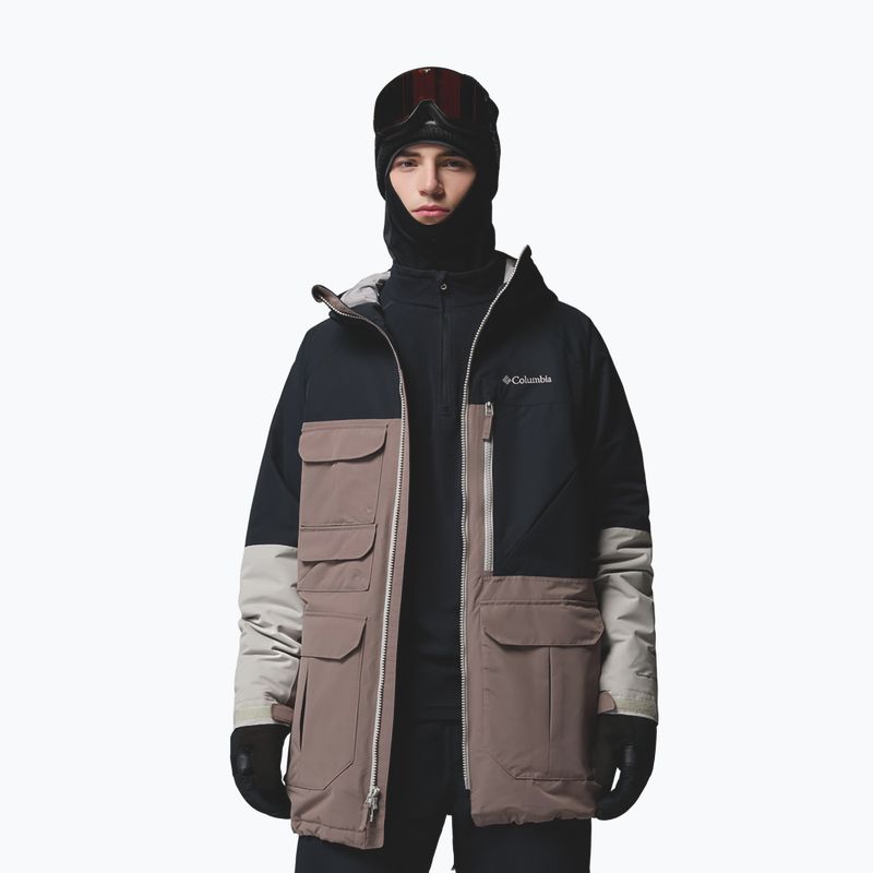 Geacă de snowboard pentru bărbați Columbia Coreshot iron/black/flint grey 4