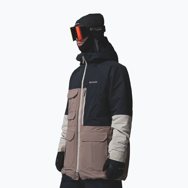 Geacă de snowboard pentru bărbați Columbia Coreshot iron/black/flint grey 5