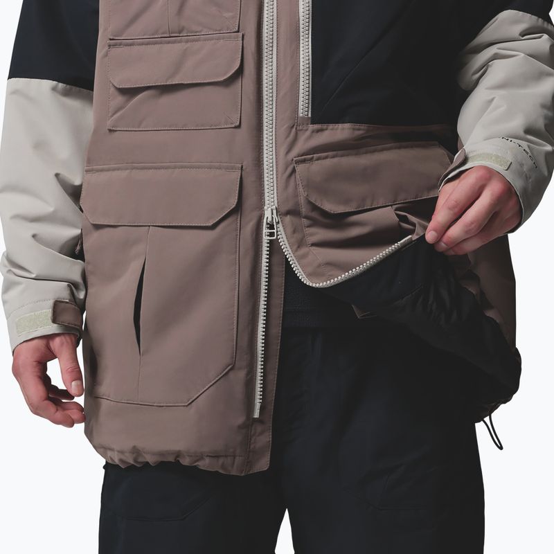 Geacă de snowboard pentru bărbați Columbia Coreshot iron/black/flint grey 9