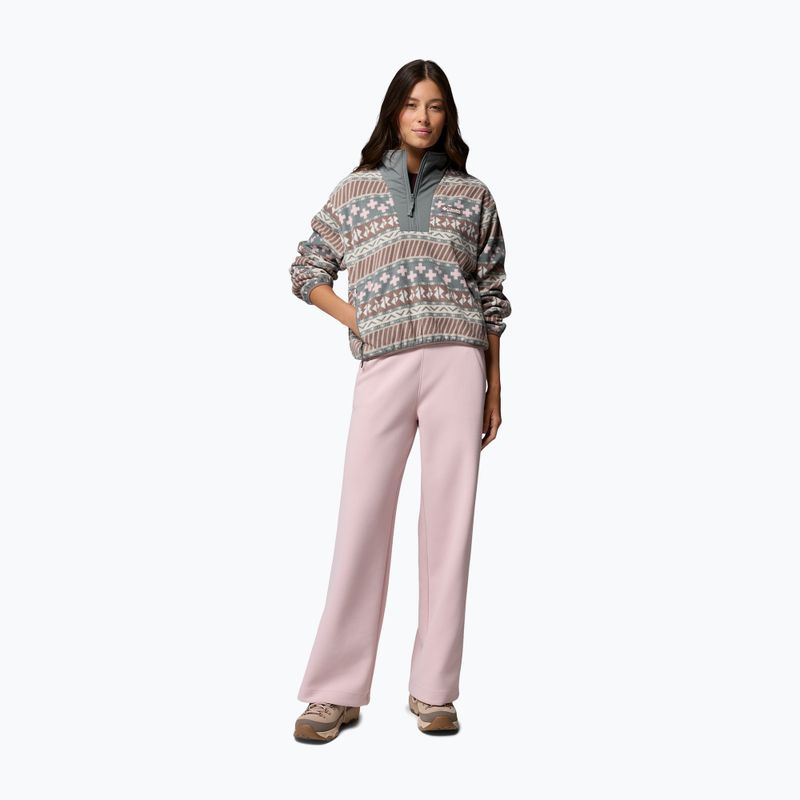 Bluză fleece pentru femei Columbia Sequoia Grove II Printed Half Zip Iron Wizard Island 2