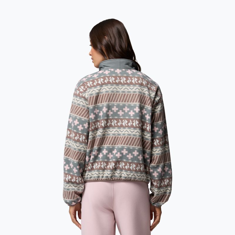 Bluză fleece pentru femei Columbia Sequoia Grove II Printed Half Zip Iron Wizard Island 3