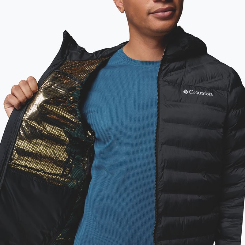 Geacă pentru bărbați Columbia Terwiliger Trail Heat Seal Hooded black 8