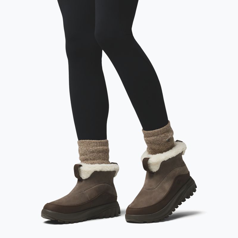 Ghete pentru femei Columbia Snowtrot Ease mud/cordovan 5