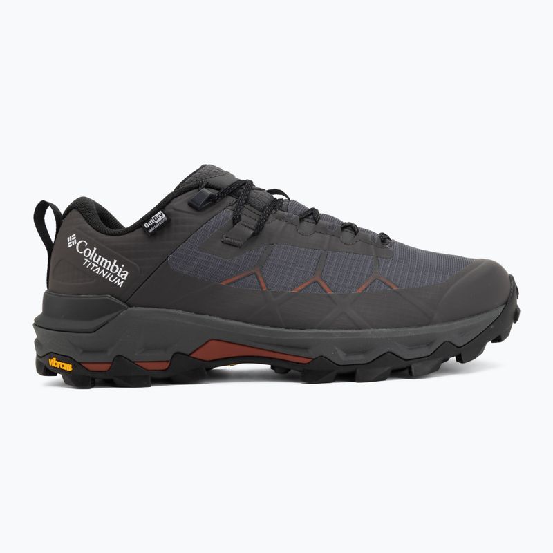 Încălțăminte de drumeție pentru bărbați Columbia Peakfreak Titanum Outdry dark grey/red oxide 2