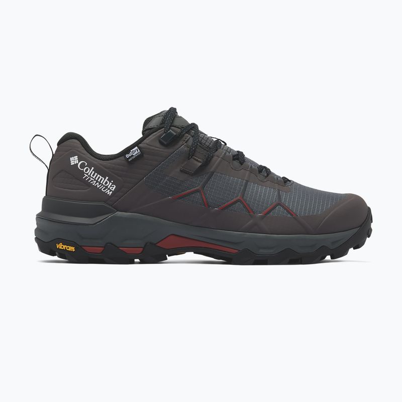 Încălțăminte de drumeție pentru bărbați Columbia Peakfreak Titanum Outdry dark grey/red oxide