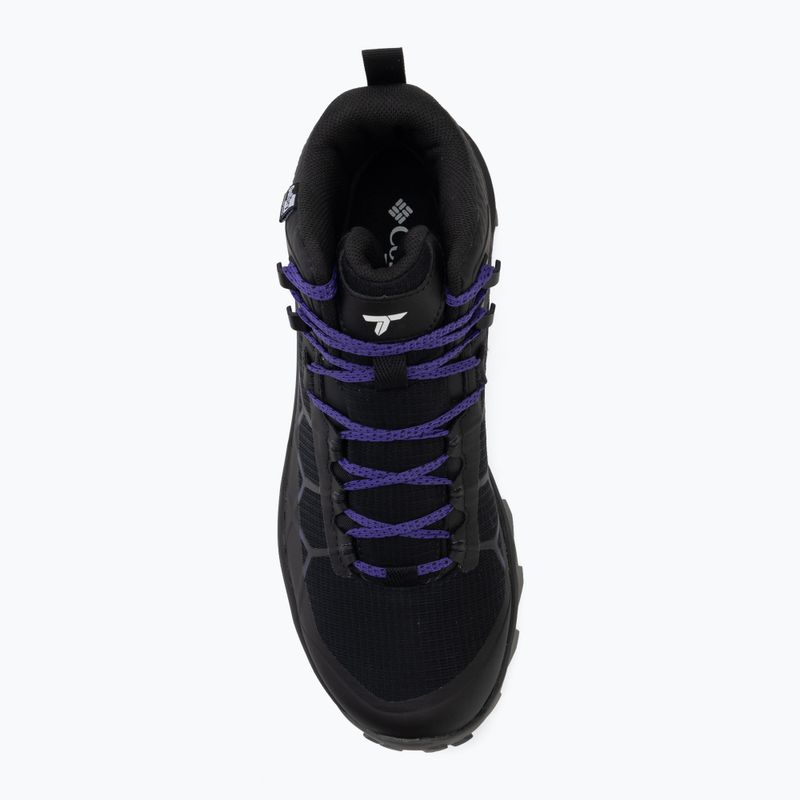 Încălțăminte de trekking pentru femei Columbia Peakfreak Titanum Outdry Mid black/purple quartz 5
