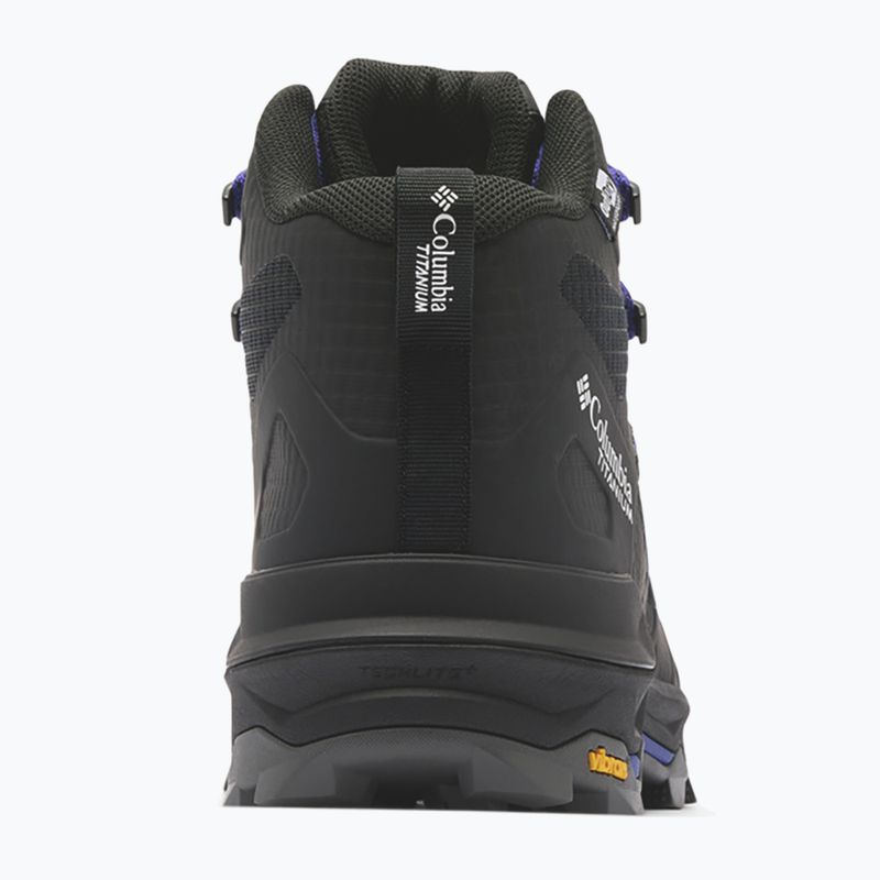 Încălțăminte de trekking pentru femei Columbia Peakfreak Titanum Outdry Mid black/purple quartz 3