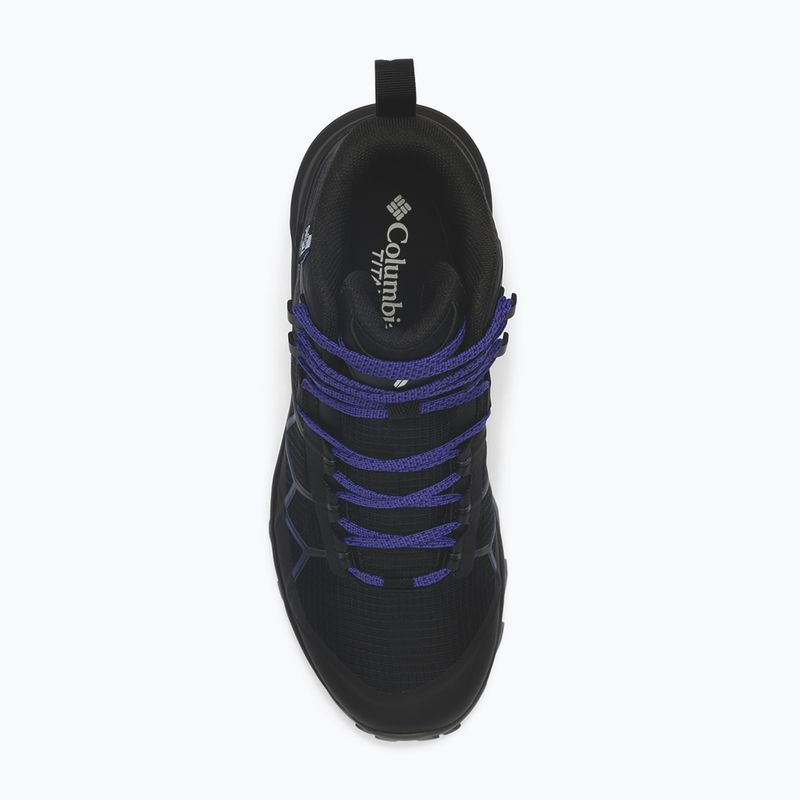 Încălțăminte de trekking pentru femei Columbia Peakfreak Titanum Outdry Mid black/purple quartz 4