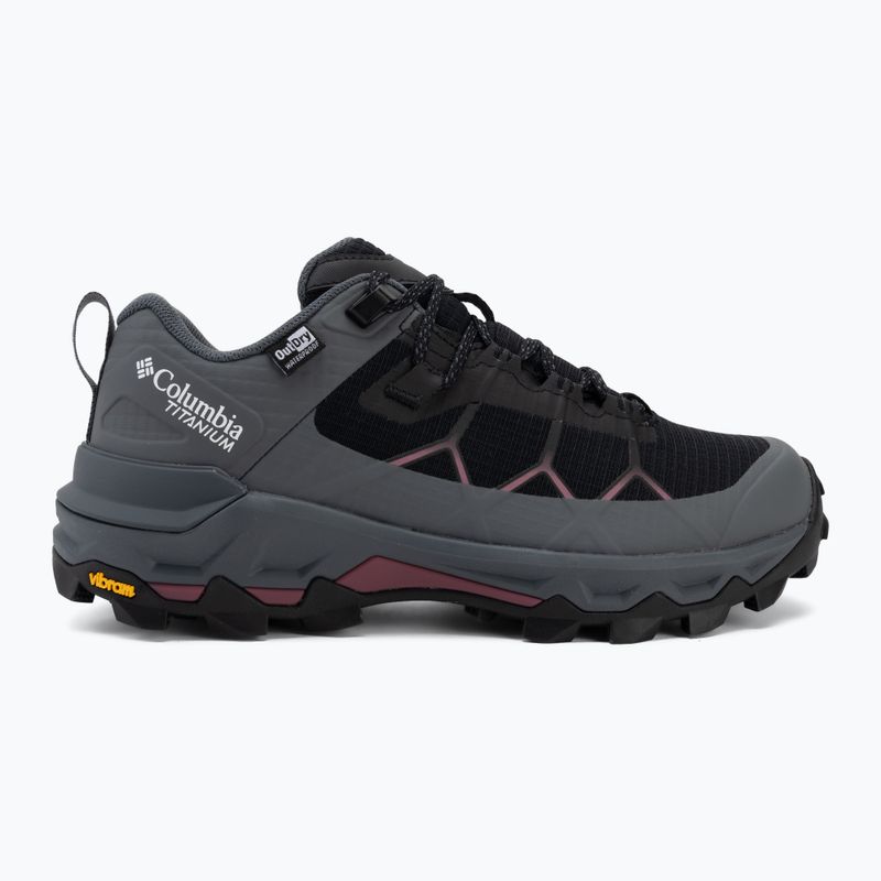 Încălțăminte de trekking pentru femei Columbia Peakfreak Titanum Outdry black/antique auve 2