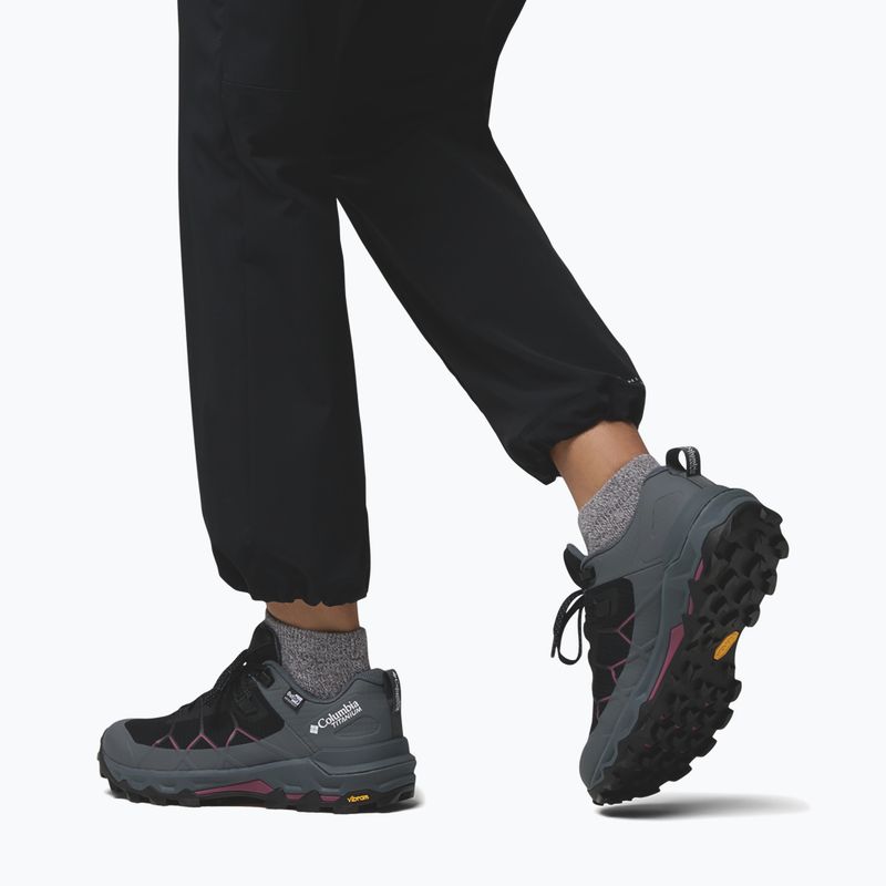 Încălțăminte de trekking pentru femei Columbia Peakfreak Titanum Outdry black/antique auve 6
