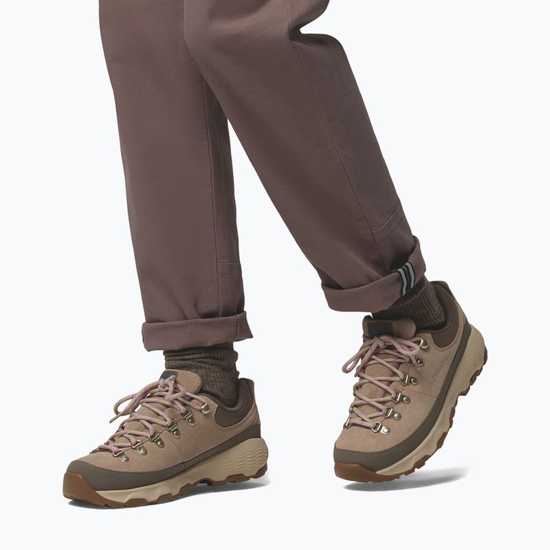 Încălțăminte de trekking pentru femei Columbia Newton Alpine Low oxford tan/foxglove 6