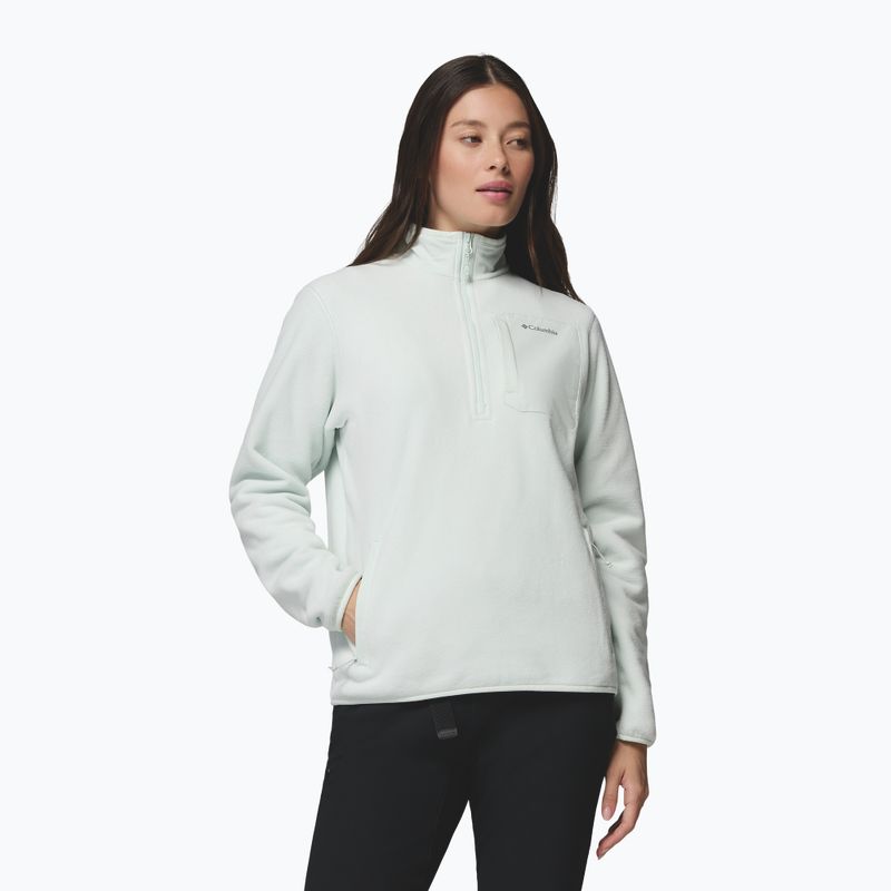 Bluză fleece pentru femei Columbia Pacific Arch 200 Half Zip Fleece Tea Light 4