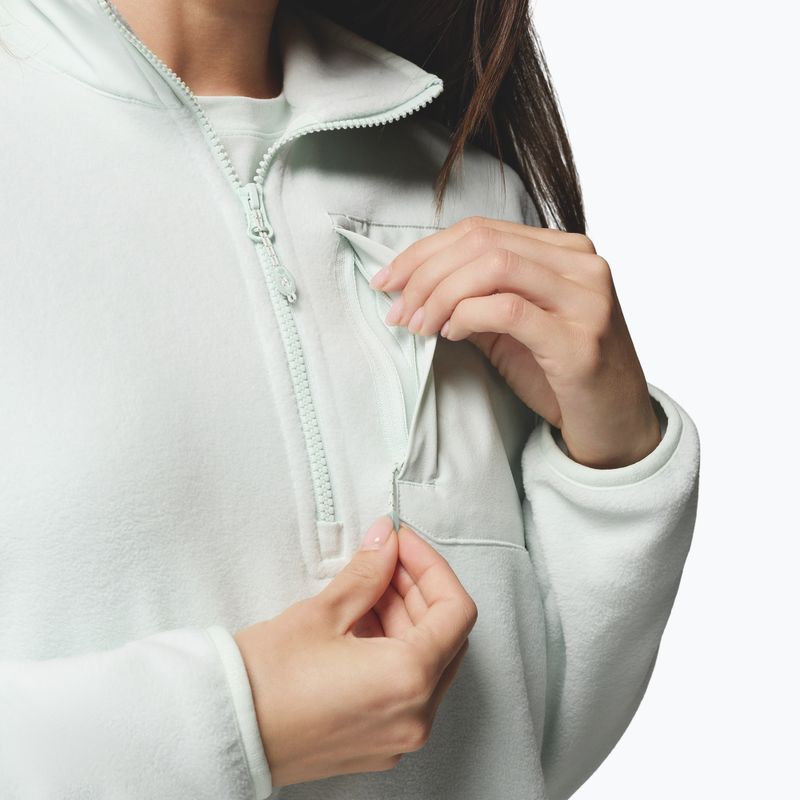 Bluză fleece pentru femei Columbia Pacific Arch 200 Half Zip Fleece Tea Light 7