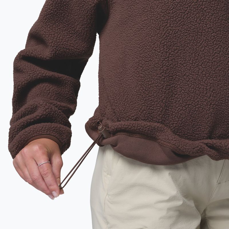 Bluză fleece pentru femei Columbia Helvetia II Cropped Half Snap Fleece tobacco 6