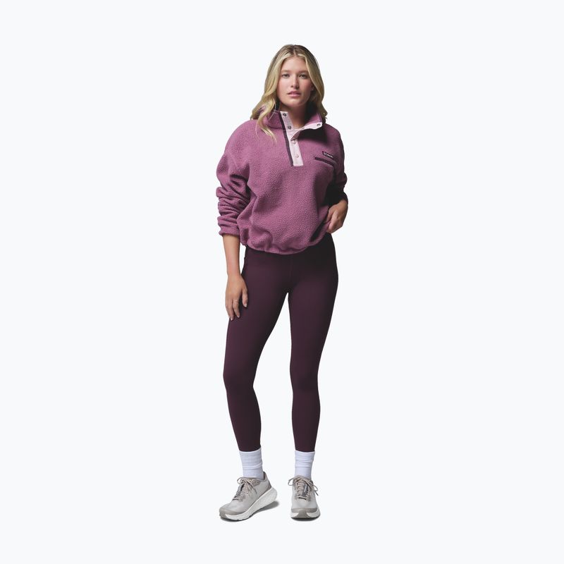 Bluză fleece pentru femei Columbia Helvetia II Cropped Half Snap Fleece antique mauve/mineral pink 2