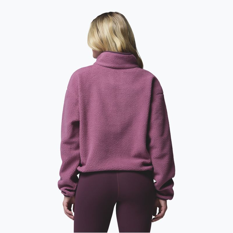 Bluză fleece pentru femei Columbia Helvetia II Cropped Half Snap Fleece antique mauve/mineral pink 3