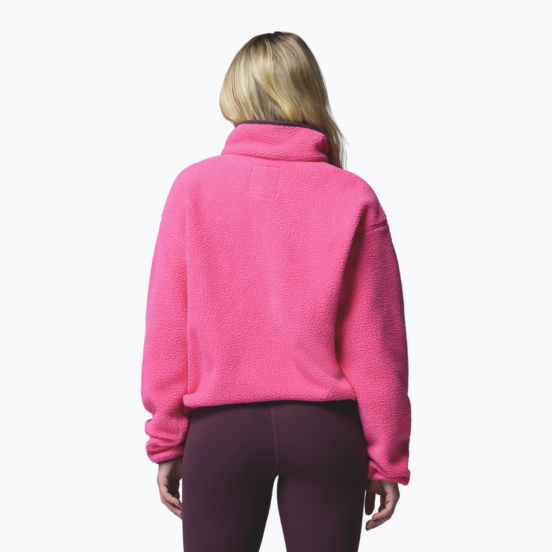 Bluză fleece pentru femei Columbia Helvetia II Cropped Half Snap Fleece nico/dark stone 3