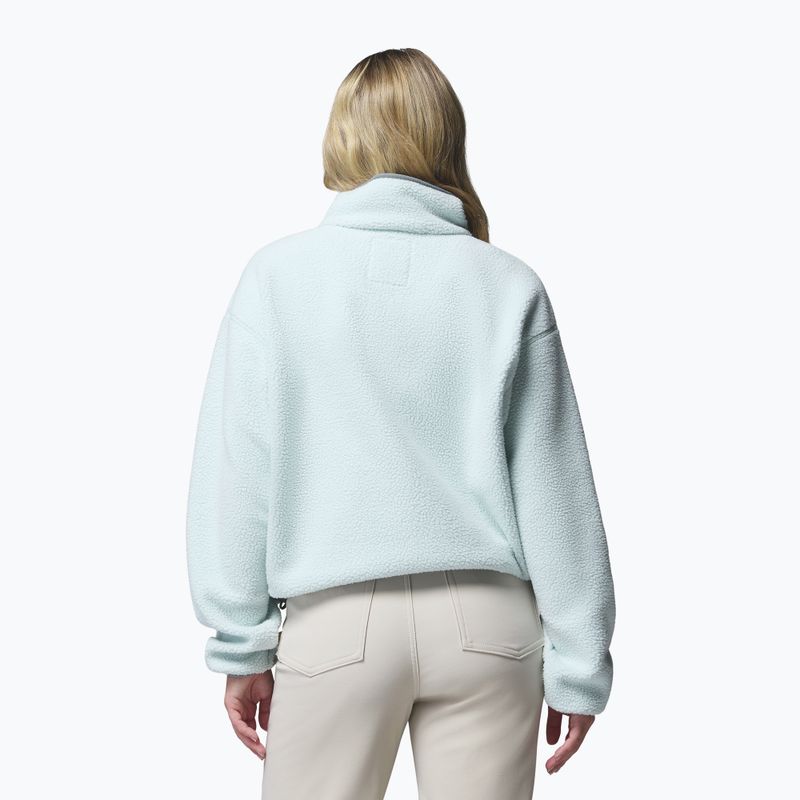 Bluză fleece pentru femei Columbia Helvetia II Cropped Half Snap Fleece tea light/dark stone 3