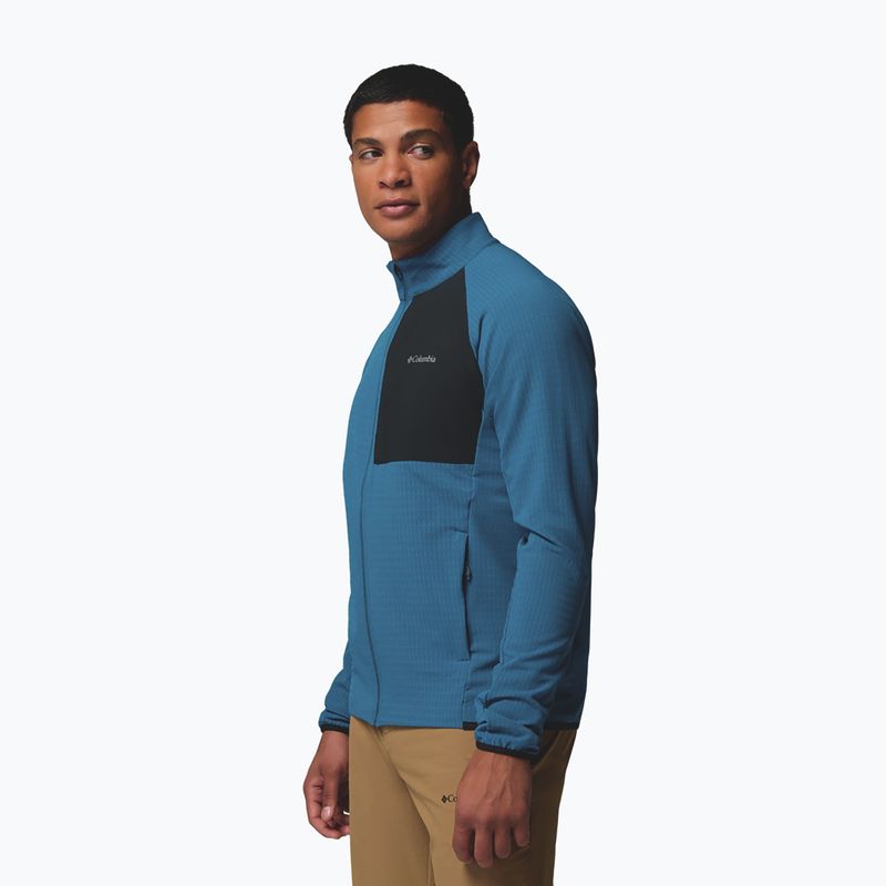Bluză fleece pentru bărbați Columbia Superior Summit Grid Full Zip phoenix blue 5