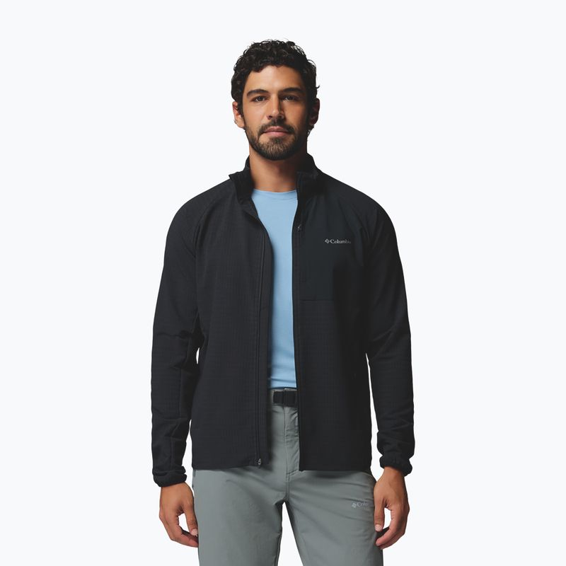 Bluză fleece pentru bărbați Columbia Superior Summit Grid Full Zip black 4