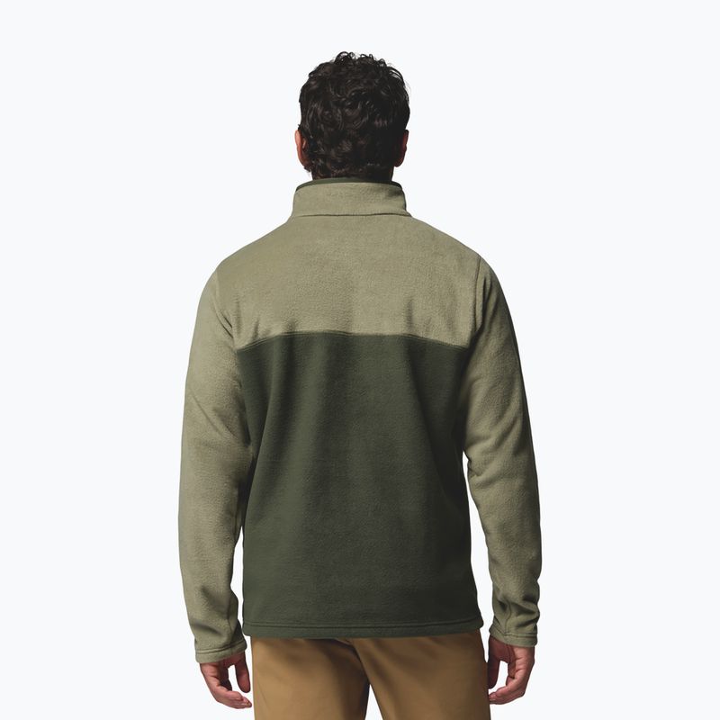 Bluză fleece pentru bărbați Columbia Steens Mountain Half Snap II stone green/greenscape 3