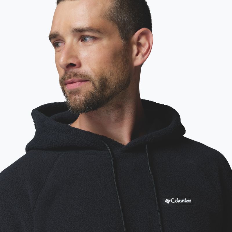 Bluză fleece pentru bărbați Columbia Timber Crest MTR Fleece Hoodie black 5