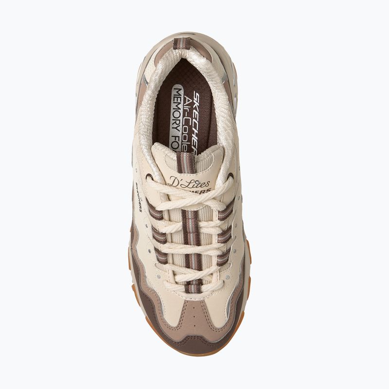 Încălțăminte pentru femei SKECHERS D'Lites Vintage Wave beige 6