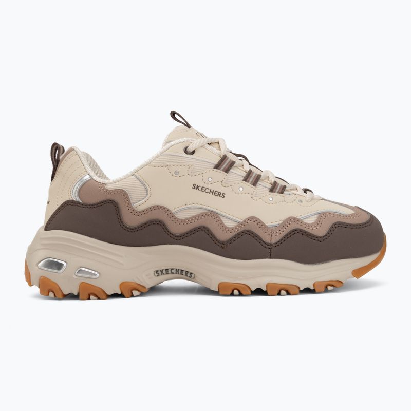 Încălțăminte pentru femei SKECHERS D'Lites Vintage Wave beige 2