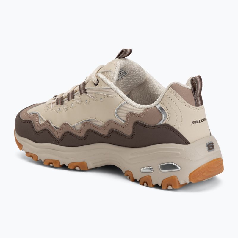 Încălțăminte pentru femei SKECHERS D'Lites Vintage Wave beige 3